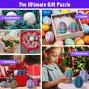 Maze Egg Money Puzzle Gift Box: - Secret Cash Holder & Surprise Gift Container for Easter, Birthday, Wedding - Fun Brain Teaser Toy for Kids & Adults