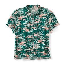 Men's Eddie Bauer Short Sleeve Button Up Performance Shirt 4X