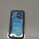 SPORTLINK for iPhone 16 Pro Max Case with Screen Protector,IP68 Underwater/6.6FT Military Dropproof/Dustproof/Heavy Duty Full Body Phone Case for Apple iPhone 16 Pro Max 6.9 inch Black/Frosted Clear