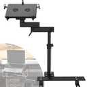 SPIRRELAB Car Laptop Mount for Vehicle, Trucks, Vans, Adjustable Aluminum No-Drill Laptop Car Holder