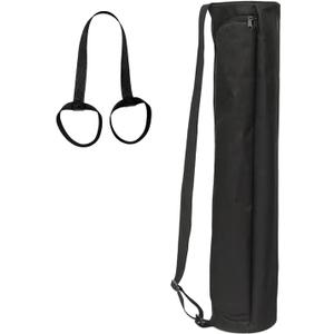 Yoga Mat Bag for Women & Men,Travel Yoga Gym Bag for 1/4" 1/3" Thick Exercise Yoga Mat,Fitness mat bag,sprot mat pouch (Black)