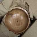 Soup Bowl Acacia Wood Set of 4 For Soups and Pastas, Oven, Wood Bowl Hand- Carved (4" X 4" X 1.5")