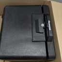 SentrySafe Black Fireproof Document Box with Key Lock, Safe Secures Files and Documents for Home or Office, 0.61 Cubic Feet, 13.6 x 15.3 x 12.1 inches, 1170