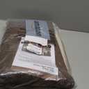 COSY HOMEER 48x20 Inch/30X20 Inch Kitchen Rug Mats Made of 100% Polypropylene 2 Pieces Soft Kitchen Mat Specialized in Anti Slippery and Machine Washable, Brown (20"x30"+20"x48")