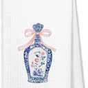 Chinoiserie Champagne Kitchen Towels - Blue and White Coquette Porcelain Champagne Dish Hand Tea Towels, Preppy Decorative Towel for Bathroom Kitchen, 16x24 Inch