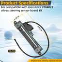 2884023 Steering Sensor Board Kit Compatible with Ultrex Trolling Motor Models 2884023, 2294025-Sealed Version Steering Sensor Board Kit Black for Trouble Shooting of the Steering Gear Malfunction