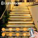 50ft LED Rope Lights with Remote, 300 LED IP68 Waterproof Rope Lights with Plug & Timer, Rope Lights for Outside, Indoor, Patio, Pool, Bedroom, Party, Indoor Decoration (Warm White)