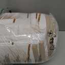 Dinjoy King Size Quilt Set Floral,3 Pieces Khaki/Beige Farmhouse Quilts Lightweight Fall Bedspreads Flower Pattern Coverlet Bed Set White Boho King Quilt Bedding Sets for All Season(110"x90")