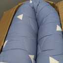 Mini Crib Mattress 38" x 24" x 4"- Firm Support and Comfort Premium Foam,Noiseless and Odorless,Hypoallergenic Mini Crib Mattress,Fits Mini and Portable Cribs,Dual Sided with Soft Breathable Fabric (Starry Sky Blue)