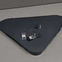 Officemate Verticalmate Corner Shelf, Slate Gray (29322) 14-1/2 x 10 x 1-1/4 inches