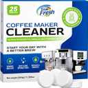 Coffee Maker Cleaner Tablets 25 Count, Coffee Machine Cleaner 1 Yr Supply