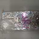 UEEBAI Glitter Case Magnetic for iPhone 15 Pro Max Case, Luxury Shiny Bling Sparkly Phone Cover Compatible with MagSafe, Wireless Charge Crystal Diamonds Shiny Cover for Women - Clear