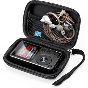 MP3 Player Case for HIFI WALKER H2/ H2 Touch/ G7/ G7 Mini and Other Music Players, 4.5inch Portable Hard EVA Case, Protective Travel Case for MP3 & MP4 Players, USB Cable, Earphones, Memory Cards