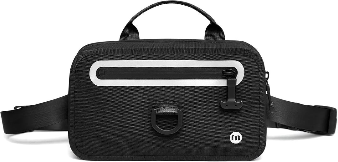 Floating Waterproof Fanny Pack with Extra-Long Adjustable Belt  Secure Waterproof Belt Bag for Phone, Passport, and Wallet, Ideal for Swimming, Kayaking, Boating, Beach, Fishing, Waterpark (Black)