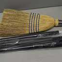 TidyBliss 59” Corn Broom Heavy Duty for Sweeping Garden, Garage, Yard, Porch