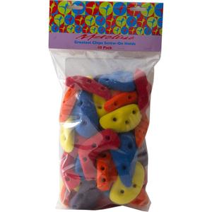 Metolius, PU Greatest Chips Screw On - 40-Pack (Multi-colour)