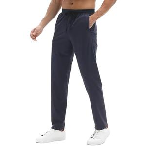 Fliwos Men's Sweatpants, TriProof Stretch Track Pants with Zipper Pocket Drawstring Joggers Lightweight Pants Size M