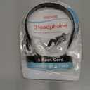 Maxell - 190319 Stereo Headphones - 3.5mm Cord with 6-Foot Length - Soft Padded Ear Cushions, Adjustable Headband for Comfort - Sleek, Lightweight, Wired for Reliable Connection  Black