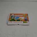Wooden Peg Puzzle for Toddlers 1-3 Year Old,Funsland Puzzles Gifts Colorful Toys Cartoon Gifts,Zoo Animals Puzzles