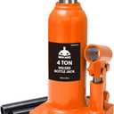 Jack Boss Bottle Jack 4 Ton (8,000 LBs) Hydraulic Car Jack, Fit for Auto Truck Repair and House Lift, Orange