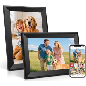 Uhale Digital Picture Frame 10.1 Inch HD Touch Screen Digital Photo Frame WiFi Enabled,16GB Storage,Auto-Rotate,Free Photo and Video Sharing to Family & Friends via The app (Black)
