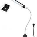 24W LED Work Light, 2400Lumen FlexibleGooseneck Work Light with Screw FixationBase,Industrial Lighting for Lathe CNc MillingDrill Press Sewing Machine,Durable WorkshopLamp for Garage & Factory
