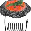 Reptile Heat Rock Terrarium Tank Heating Pad Thermostatic Controlled Heated Mat Basking Platform for Bearded Dragon, Lizard, Snake, Chameleon, Turtle, Leopard Gecko