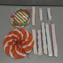 9 Pcs Candyland Party Decorations Paper Fans Candyland Themed Classroom Decorations Lollipop Hanging Paper Fans for Christmas Sweet Candy Birthday Wedding Party Supplies