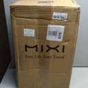 mixi Carry On Luggage with Cup Phone Holder and Charger Hard Shell Suitcases with Spinner Wheels,20 Inch Lark Yellow