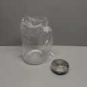 1 Gallon 128oz Glass Pitcher, Water Pitcher with Lid and Spout, Glass Carafe for Hot/Cold Drink, Water Jug for Iced Tea, Coffee, Juice, Milk, Beverage (Extra-Wide Mouth)