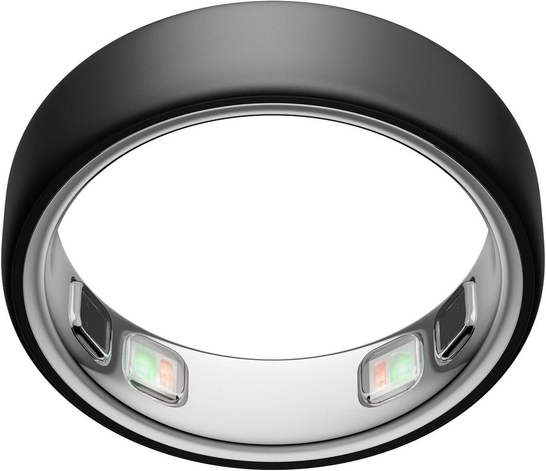 Oura Ring 5 - Stealth - Size 12 - Worlds Smallest Smart Ring - Sleep, Activity, Womens Health, AI Advisor, 1 Week of Battery Life, Size Before You Buy, Android & iOS Compatible