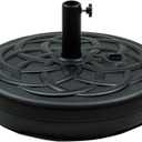 Orgrimmar Water Filled 55LB Patio Umbrella Base Heavy Duty Round Patio Umbrella Base Stand for Outdoor