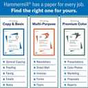 Hammermill Cardstock, Premium Color Copy, 100 lb, 8.5x11 - 1 Pack (250 Sheets) - 100 Bright, Made in the USA Card Stock, 120024R, White