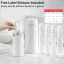 4 in 1 Travel Dispenser, 4 Pack 30ML Travel Bottles for Toiletries, Leak Proof Travel Size Containers, Portable for Shampoo Lotion Conditioner Cream (Green)