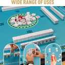 Mahjong Mat 32.4 x 32.4, 3mm Thick Non-Slip Rubber Back Mahjong Table Mat, Noise Reduction Waterproof Mahjong Game Mat for Table, Mahjong Tile Mat for Cards, Dominoes & Board Games