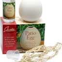 Skeeter Screen Patio Egg Diffuser  Decorative Essential Oil Set with 3-Month Supply  No Flame or Power  Includes Beaker & Netting  Patios, Garages, Stables  Covers Up to 300 Sq Ft