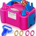 Balloon Pump Electric Party Decorations  Electric Balloon Pump for Balloon Arch Kit, Portable Dual Nozzle Balloon Inflator