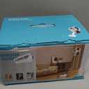 Cordless Vacuum Cleaner for Home, Powerful Stick Vacuum Cleaner with LED Screen and 3-Speed Suction, Rechargeable Vacuum Cordless, Lightweight Handheld Vacuum for Hard Floors Carpets Pet Hair, White