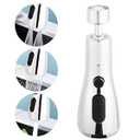 Longing Home 3 Function Sink Extender, Kitchen Faucet Sprayer Head & Swivel Spout Connector - Silver