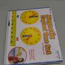 Learning Resources Magnetic Elapsed Time Set, Telling Time, Clock for Kids, Classroom Supplies, Set of 2