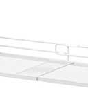 Expandable Under Shelf Basket Organizer, Under Shelf Storage, Hanging Baskets Under Cabinet for Pantry Kitchen Cupboard Desk Counter Bookshelf Space Saver Heavy Duty Slide-In (white, 1 Pack)