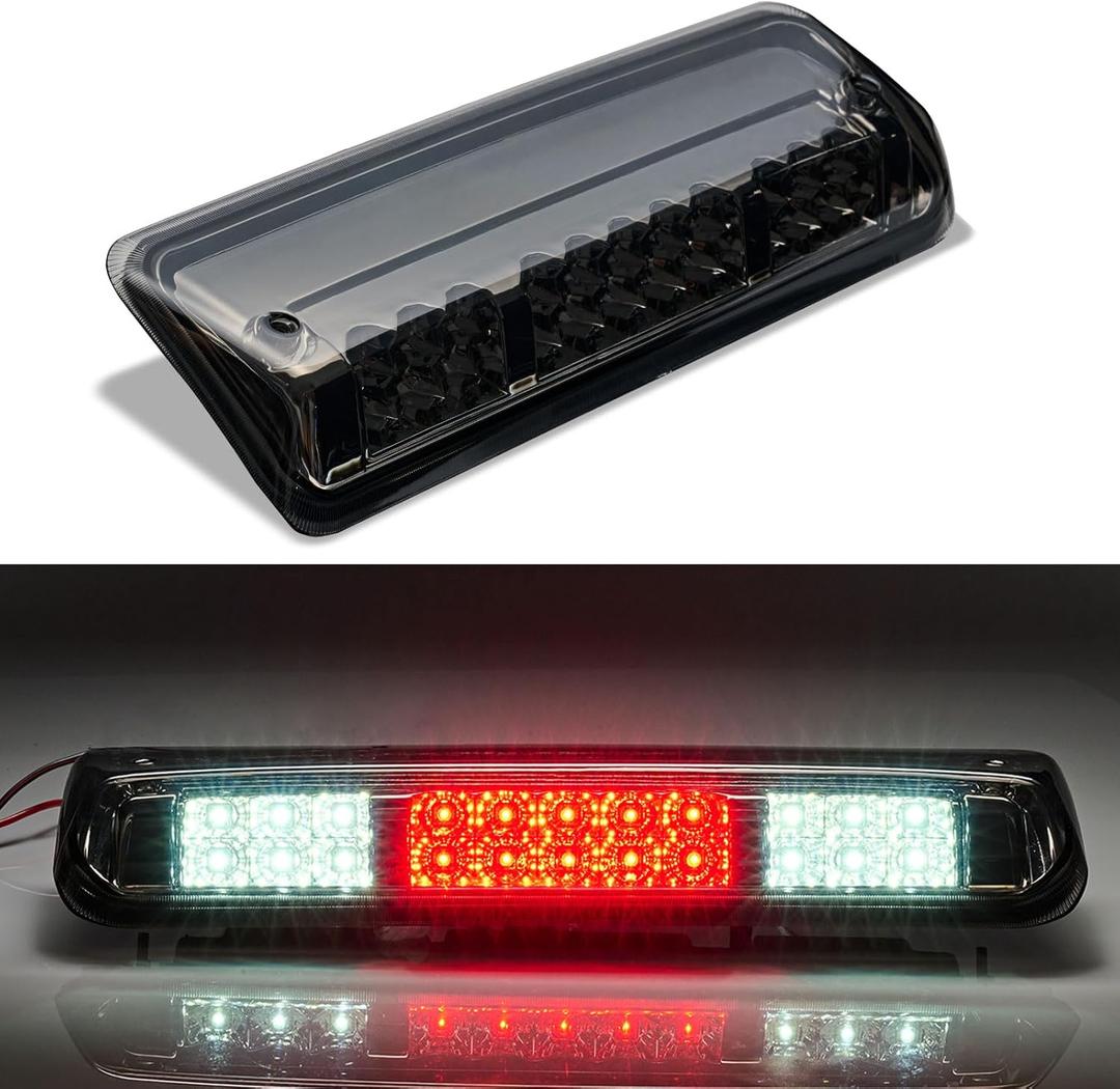 Third 3rd Brake Light LED for 2004 2005 2006 2007 2008 Ford F150, High Mount Rear Brake Lights Assembly for 04-08 F-150, Waterproof Center Cab Cargo Lamp Stop Light
