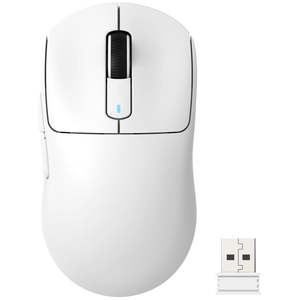 ATTACK SHARK X3 Lightweight Wireless Gaming Mouse with Tri-Mode 2.4G/USB-C Wired/Bluetooth,26K DPI, PAW3395 Optical Sensor,Kailh GM8.0 Switch,5 programmable Buttons for PC/Win/Mac(White)