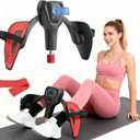 2026 Thigh Master - Pelvic Floor Exercise Devices 10-100lb Adjustable Resistance Inner Thigh Exerciser with Leg Band & Poster - Thigh Trainer, Kegel Trainer, Pelvic Health for Women Men