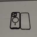 Miracase Magnetic for iPhone 16 Pro Case Full-Body Phone with Built-in Glass Screen Protector, [Compatible with MagSafe] Military Drop Proof 16 Pro Cover Bumper 6.3 inch, Black