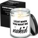 MTLEE Valentines Funny Gifts for Him Candles Gifts for Men Boyfriend Husband Fiance Valentines Stuffers for Stocking Anniversary Birthday Romantic Valentines Day Gifts Ideas