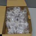 Christmas Snowflake Curtain String Lights, 10.2FT 156LED Icicle Lights for Outside with 12 Drops, 8 Modes Waterproof Connectable Fairy Window Light for Eaves, Garden, Yard, Indoor Outdoor Xmas Decor (White)