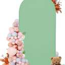 Arch Covers,Arch Backdrop Stand Fitted Cover for Wedding Birthday Party Ceremony Banquet Decoration(6.6FT,Mint Green,Cover Only)