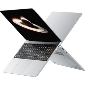15.6 16GB RAM+512GB Laptop Computer, 4C4T N95 1.7-3.4GHz Win11 Notebook Computer, Fingerprint Reader, 8000mAh Battery PC, WiFi 2.4/5GHz, Bluetooth 4.2, Silver