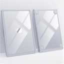 for MacBook Air 13 inch Case | M4 M3 M2 2025-2022 13.6'' | Profi ShockBumper | Military Drop Protection | Hard Shell Cover A3240 A3113 A2681 | Crystal Clear (White)